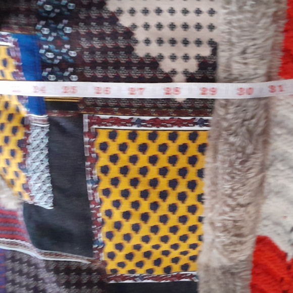 Patchwork Hooded Women's Coat - Picture 8 of 10